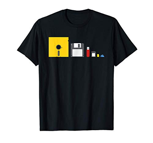 Storage Technology Evolution IT Admin Geek Nerd Camiseta