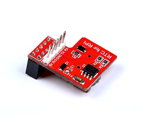 DS1307 RTC Module with Battery for Raspberry Pi B/A+/B+/2 model B/3 model B, Keep a Real Time Clock for a Long Time After the Pi Has Powered Down